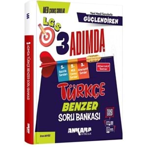 ANKARA 8.SINIF TÜRKÇE 3 ADIMDA BENZER SORU BANKASI