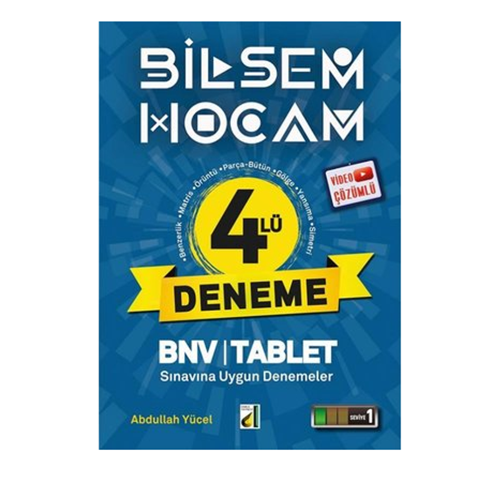 Damla Yayınevi Bilsem Hocam Deneme Sınavları - 1. Seviye