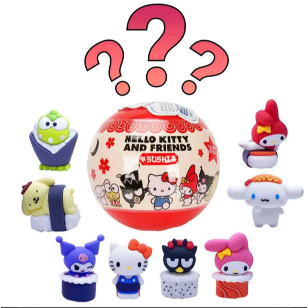FİGÜR H.KITTY AND FRIENDS SUSHI SÜRPRİZ PAKET