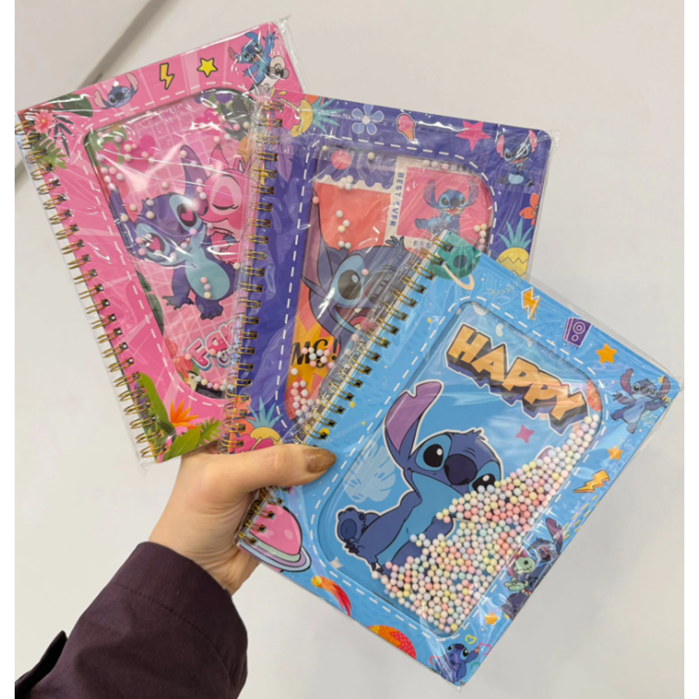 Stitch Sulu Boncuklu Defter