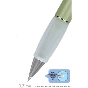 SERVE DEEP VERSATİL KALEM 0.7 MM YAPRAK YEŞİLİ