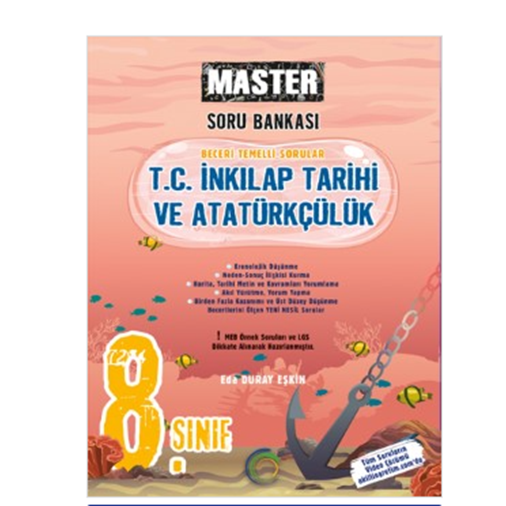 8. Sınıf Master T. C. İnkılap Tarihi Ve Atatürkçülük sorubankası