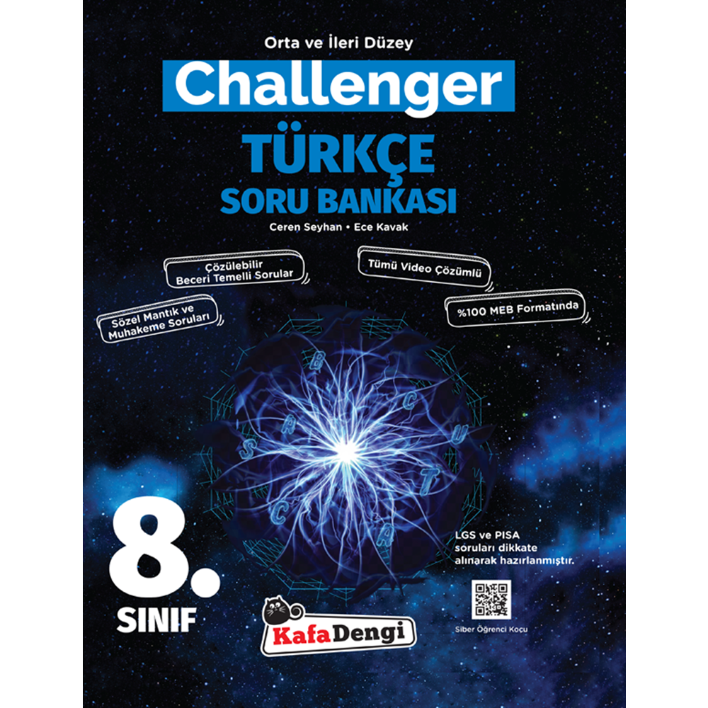 8.Sınıf Challenger Türkçe sorubankası (Tümü Video Çözümlü)