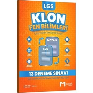 8.SINIF MOZAİK KLON deneme FEN BİLİMLERİ - 2025