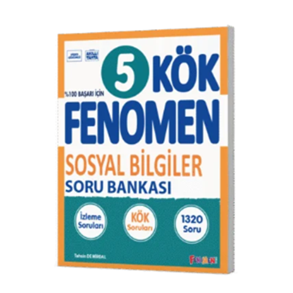 FENOMEN 5 KÖK SOSYAL BİLGİLER SORU BANKASI
