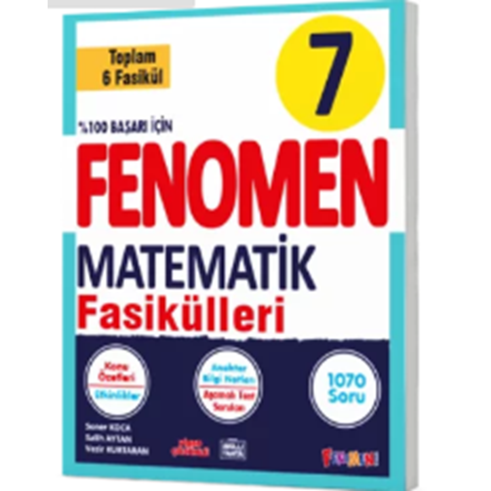FENOMEN 7 MATEMATİK FASİKÜLLERİ (TOPLAM 6 FASİKÜL)